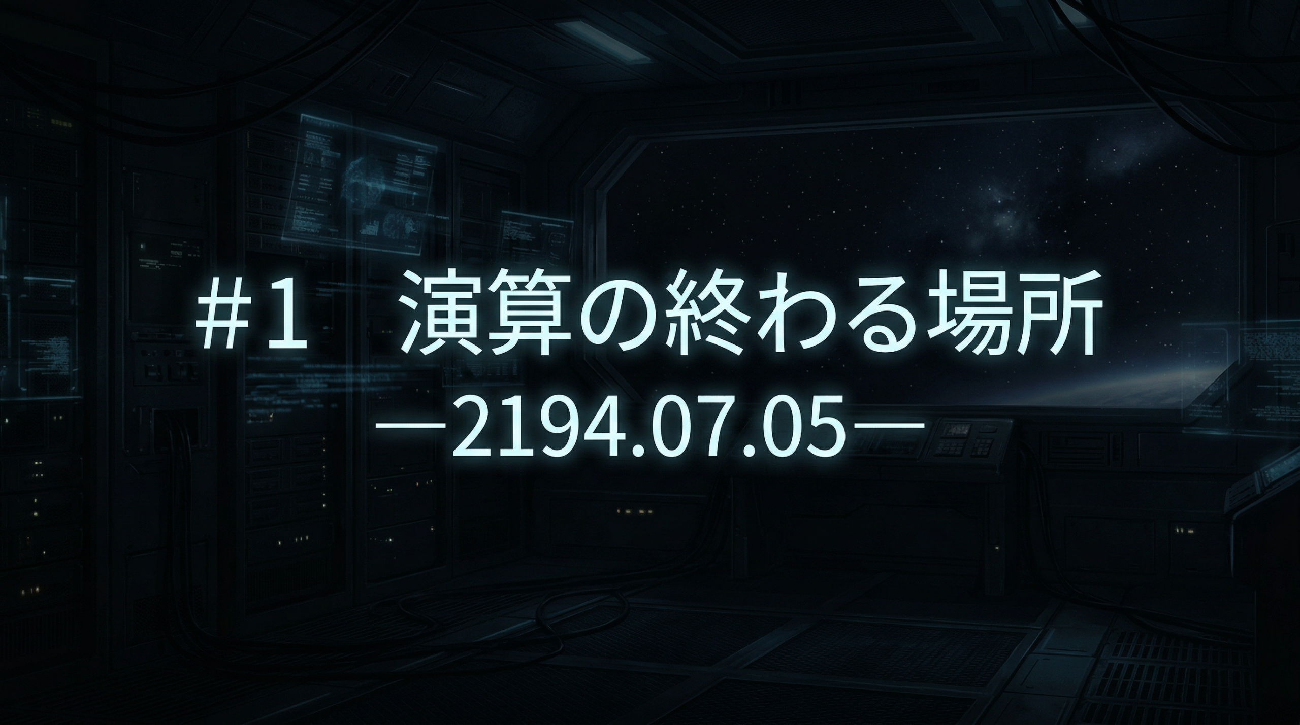 【第一部】短編SF野球小説『演算の終わる場所 ―2194.07.05―』